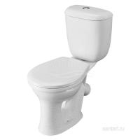 Унитаз-компакт SANTERI ВИКТОРИЯ, к/в, 1-реж, сид. ПП, белый крап