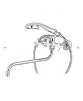 Смеситель для ванны Kaiser Crystal 28155, хром