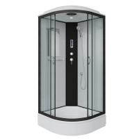 Душевая кабина Niagara Classic NG-6702-14P (100х100х215) средний поддон(26см),черный,стекло прозрачное,4 места