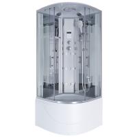 Душевая кабина Niagara Ultra NG-708-01 (90х90х220) высокий поддон(48см),стекло прозрачное с рисунком,4 места