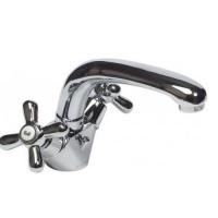 Смеситель KAISER Carlson для раковины крест керамика