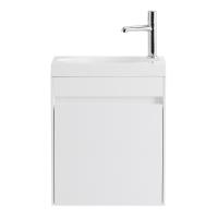 Тумба под раковину подвесная BelBagno PIETRA MINI-460-1A-SO-BL-L Bianco Lucido