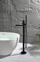 Напольный смеситель для ванны от бренда Ganzer из латуни GZ19181-C черный