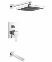 Душевая система KAISER Quadris 25270 скрытого монтажа, хром