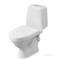 Унитаз-компакт SANTERI СОНАТА, к/в, 1-реж, сид. ПП, белый крап