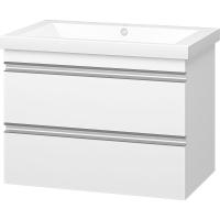 Тумба с раковиной Misty Ингрид 75 УТ000015021 подвесная Белая