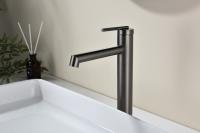 Смеситель однорычажный для раковины-чаши от бренда Ganzer  GZ19112-Q графит