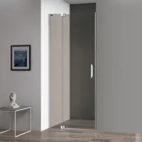 Душевая дверь Cezares Slider, 70-80 см, стекло тонированное бронза, профиль хром, SLIDER-B-1-70/80-BR-Cr