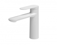 Смеситель KAISER Arena для раковины, Ø25, латунь /Белый матовый