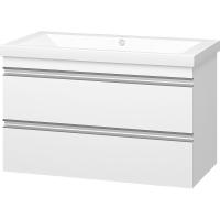 Тумба с раковиной Misty Ингрид 90 УТ000015042 подвесная Белая