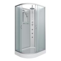 Душевая кабина Niagara Classic NG-3312-14RBKTG (120х80х210) низкий поддон(13см),стекло матовое,3 места