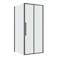 Душевой уголок Niagara Nova NG-34-12AGR-A80GR-34 (120х80х195) прямоугольник, раздвижная, графит, стекло прозрачное, 2 места