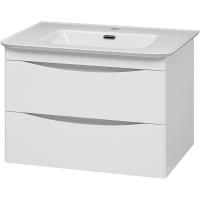 Тумба с раковиной Misty Мираж 70 УТ000025393 подвесная Белая