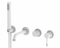 Смеситель для ванны встраиваемый Vieir V403532-F белый