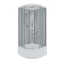 Душевая кабина Niagara Classic NG-2307-14G (80х80х215) высокий поддон(40см),стекло матовое,4 места