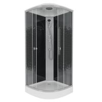 Душевая кабина Niagara Eco NG-4502-14 (100х100х215) низкий поддон(13см),стекло мозаика,3 места