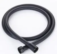 Душевой шланг Cezares PVC 150 см, черный матовый, CZR-FMD-150-NOP