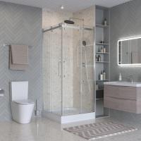 Душевой уголок BelBagno MARINO-2-A-2-90-C-CR 90x90, хром