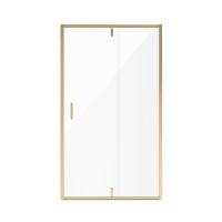 Дверь в нишу Niagara Nova NG-43-9AG (90х195) золото, дверь распашная, стекло прозрачное, 1 место