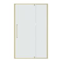 Дверь в нишу Niagara Nova NG-45-11ASG (110х195) распашная, золото сатин, стекло прозрачное, 1 место