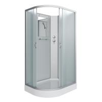 Душевая кабина Niagara Classic NG-3312-14RBK (120х80х200) низкий поддон(13см),стекло матовое,3 места