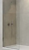 Душевая перегородка со свободным входом Cezares Liberta-L-1-TB-110-C-Cr, 110 см, стекло прозрачное, профиль хром