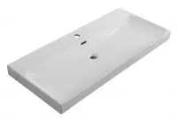 Раковина BelBagno Marino-Cer BB-8078-100, 101 см, керамика, белый