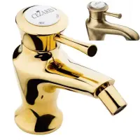 GIUBILEO-BSM1-02 Смеситель на биде однорычажный c донным клапаном, исполнение бронза