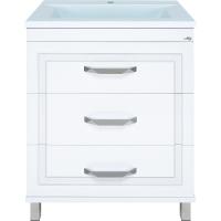 Тумба с раковиной Misty Терра 70 УТ000011806 Белая матовая