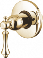 Смеситель скрытого монтажа для душа или биде GZ77055 цвет золото от бренда Ganzer