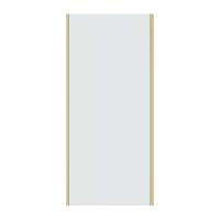 Боковая стенка Niagara Nova NG-A80SG-34 (80х195) золото сатин, стекло прозрачное, 1 место