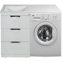 Тумба с раковиной Misty Куба 120 L УТ000001718 Белая