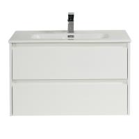 Тумба под раковину подвесная BelBagno KRAFT-1000-2C-SO-BO Bianco Opaco