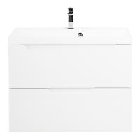 Тумба под раковину подвесная BelBagno VITTORIA-800-2C-SO-BO-P Bianco Opaco