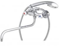 Смеситель для ванны KAISER Delta 11090 с длинным изливом, хром