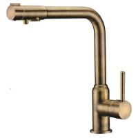 Смеситель KAISER Teka кухня Ø35, однорукий, боковой под фильтр (Бронза)