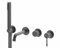 Смеситель ванны встраиваемый Vieir V403532-G графит