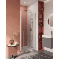 Душевая дверь Cezares LINER-B-12-90-C-Cr-L/LINER-B-12-90-C-Cr-R, 90 см, левая/правая, стекло прозрачное, профиль хром