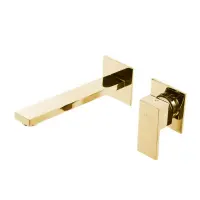 Смеситель Cezares Unika UNIKA-BLI2-03/24 для раковины, золото 24 карата