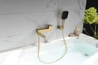 Смеситель од. для ванны кор. (Мат. Золото) GANZER