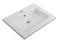 Раковина Cezares CZR-8070-60, 61 см, керамика, белый