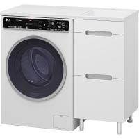 Тумба с раковиной Misty Байкал 100 R УТ000014753 Белая