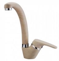 Смеситель KAISER County  кухня Ø40 боковой (беж-мрамор)