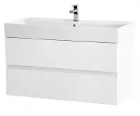 Тумба под раковину Cezares Molveno 46-100-2C-SO-BG, 100 см, подвесная, bianco ghiaccio