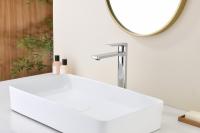 Высокий смеситель для раковины от бренда Ganzer из латуни GZ07112 хром