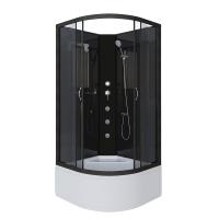 Душевая кабина Niagara Classic NG-6508-14BKG (90х90х200) высокий поддон(40см),черный,стекло тонированное,4 места