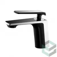 Смеситель для раковины Vieir V332511C черный/хром