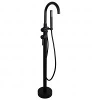 Смеситель напольный для ванны KAISER Merkur 26282-2 Matt Black