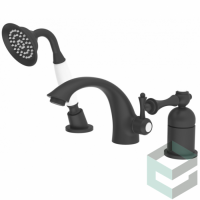 Смеситель на борт ванны Ganzer GZ77033-C черный