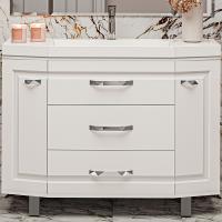 Тумба с раковиной Misty Терра 110 УТ000010431 Белая матовая